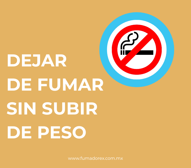 ¿Se puede dejar de fumar sin subir de peso?